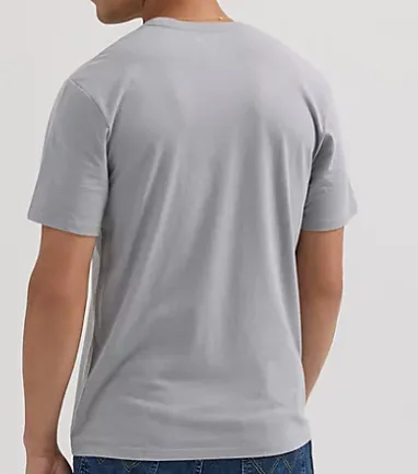 112353906- Wrangler Men's Graphic Logo Tee- Gray