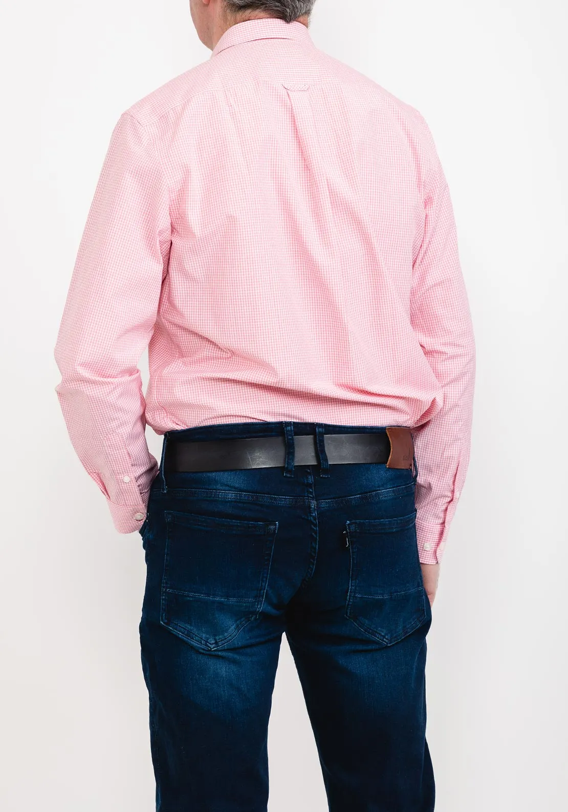 6th Sense Check Shirt, Pink & White
