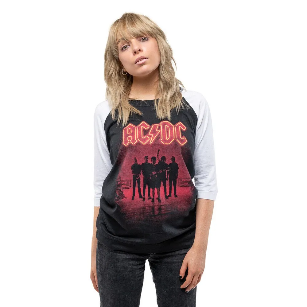 AC/DC Womens/Ladies PWR-UP UK Cotton Raglan T-Shirt