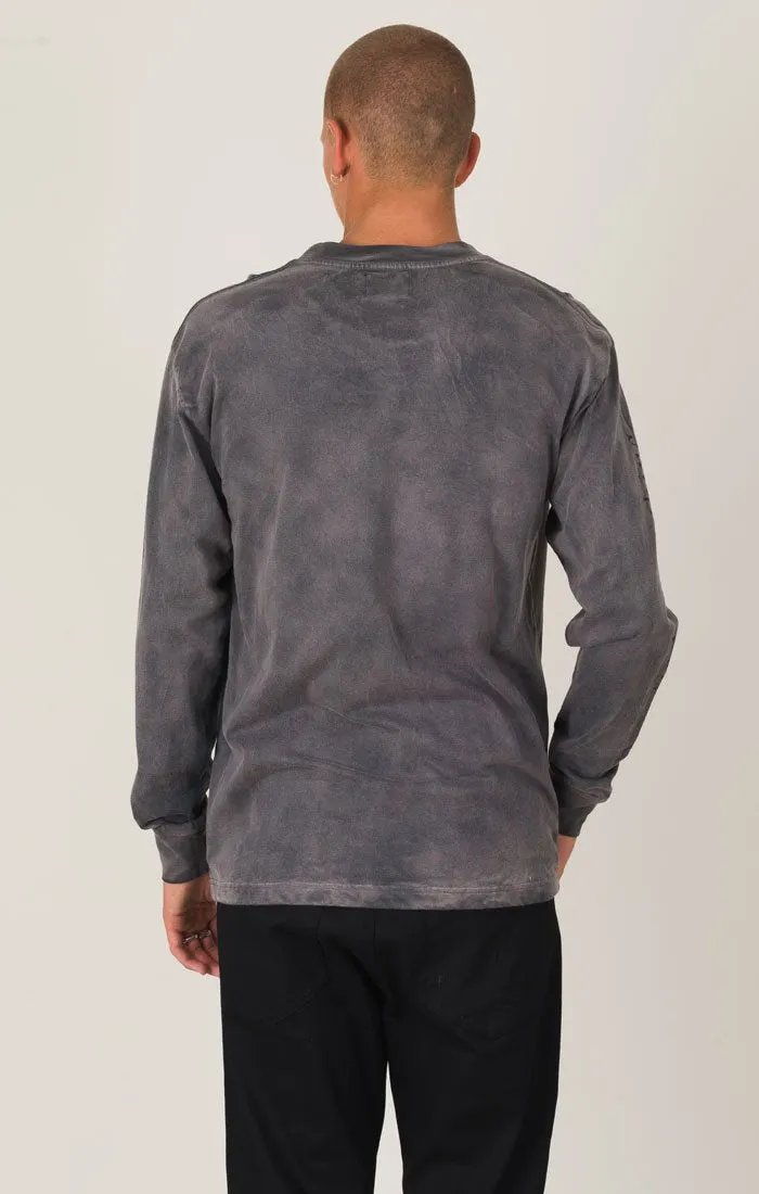 Afends Mens Long Question - Long Sleeve Logo Tee