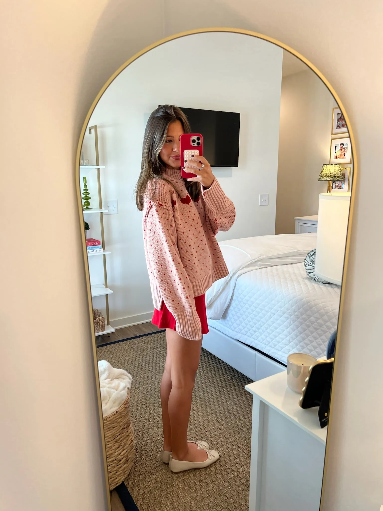 All My Heart Sweater - Pink/Red