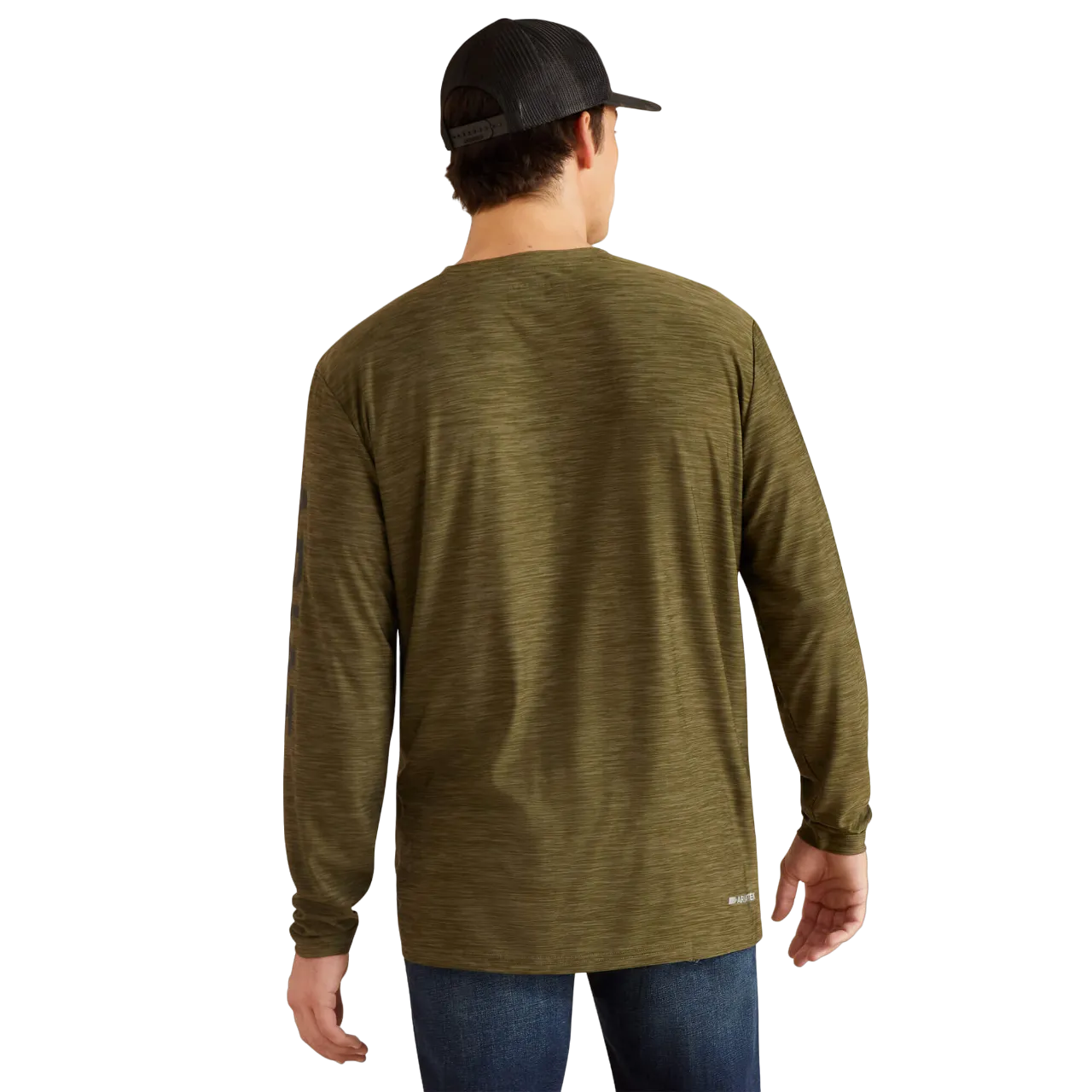 Ariat Men's Charger Logo Brine Olive T-Shirt
