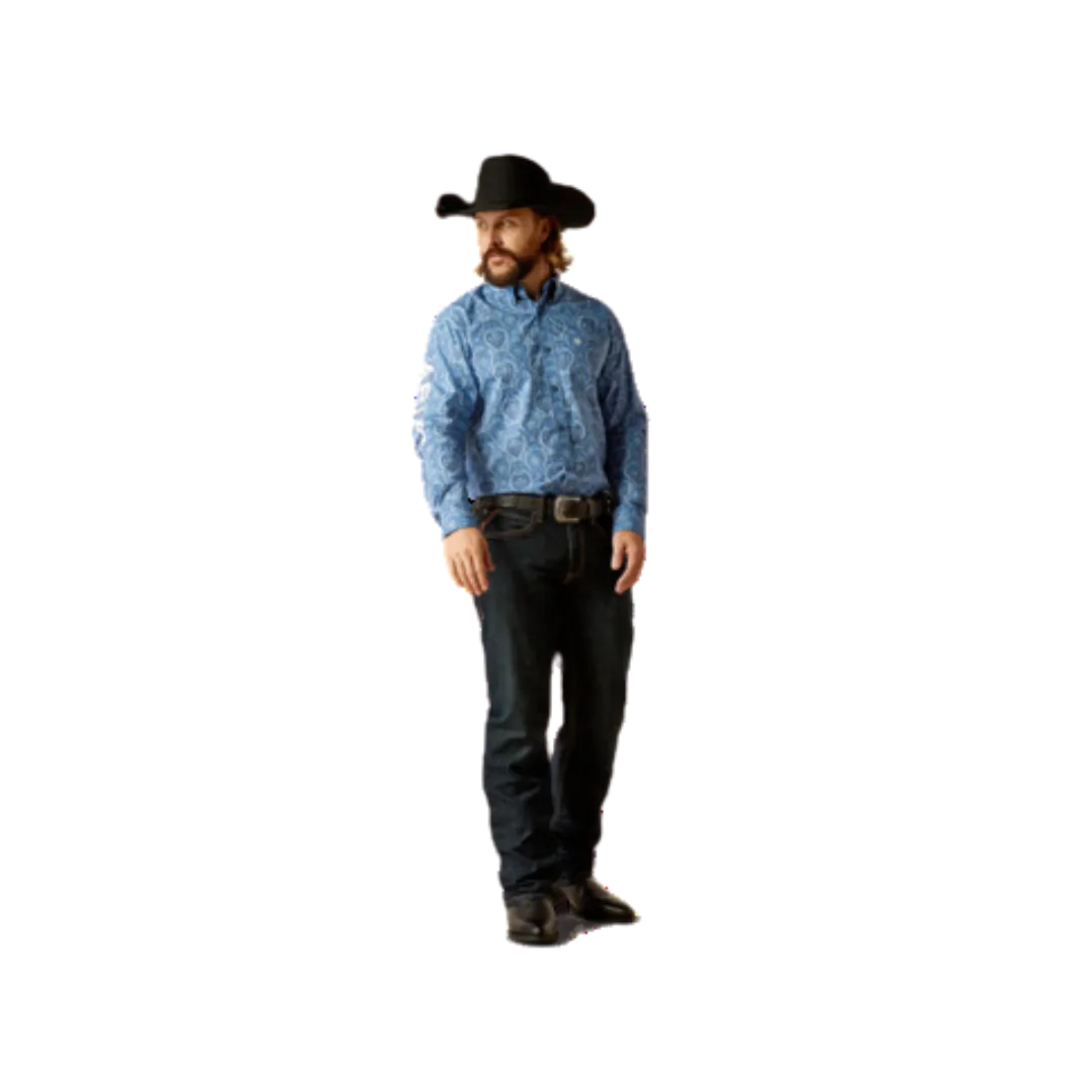 Ariat Men's Team Fitted Button Down Kellan Shirt