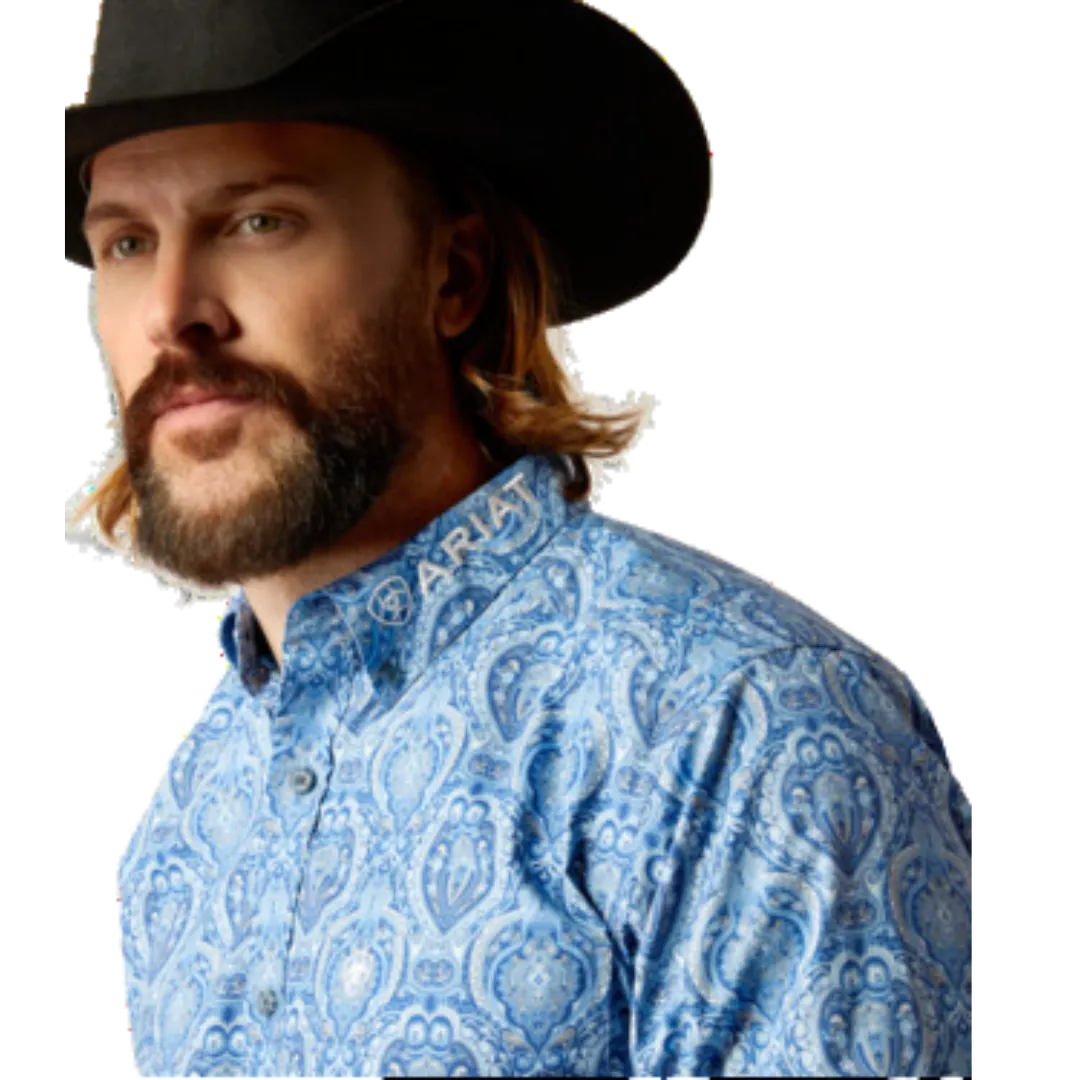 Ariat Men's Team Fitted Button Down Kellan Shirt
