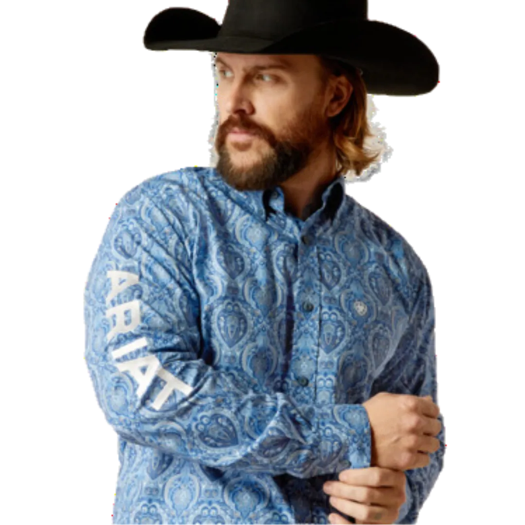 Ariat Men's Team Fitted Button Down Kellan Shirt