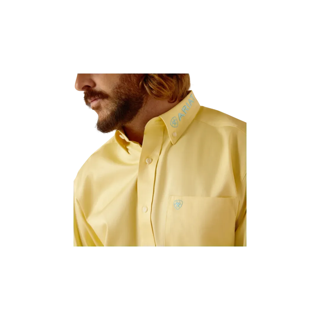 Ariat Men's Team Twill Classic Fit Sun Logo Shirt