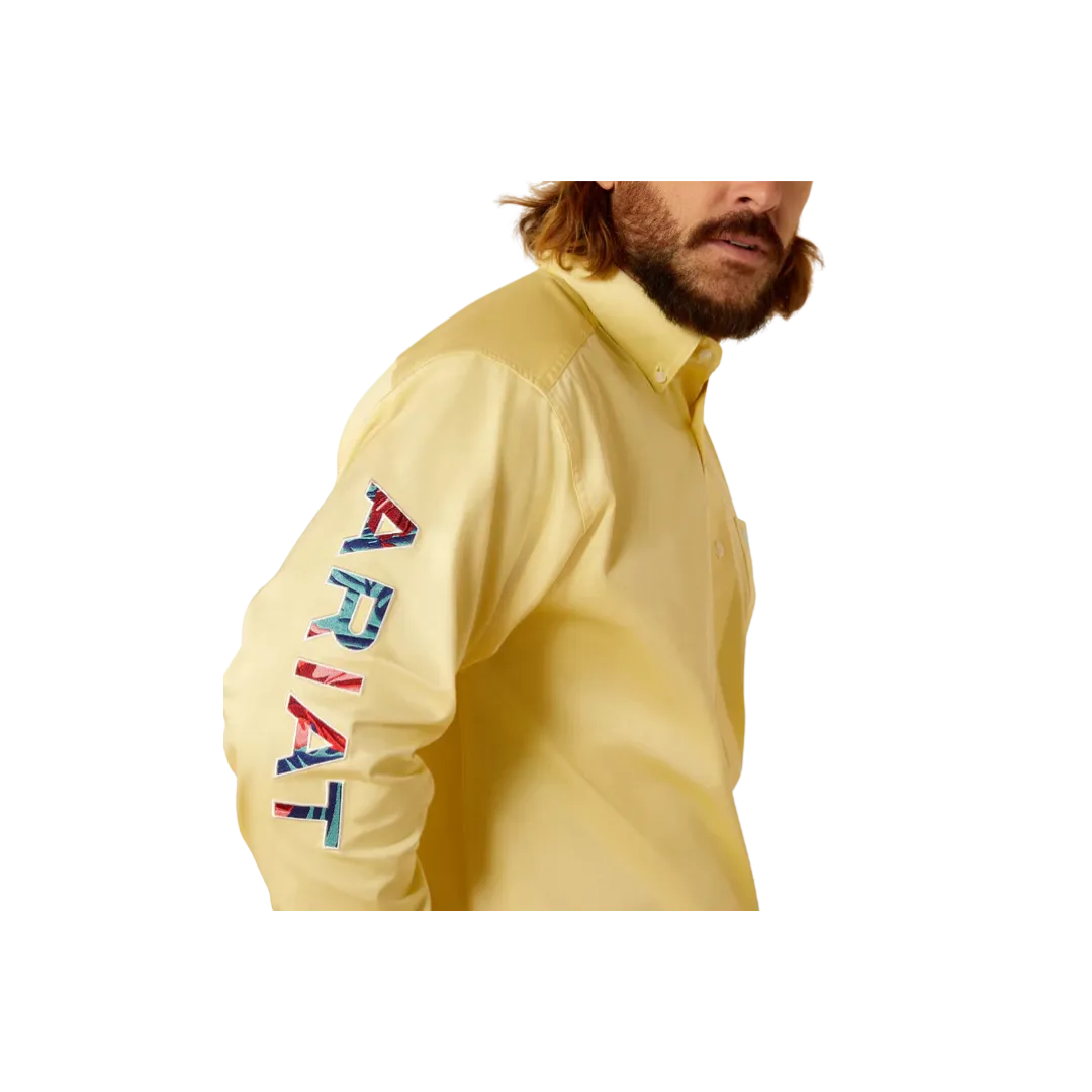 Ariat Men's Team Twill Classic Fit Sun Logo Shirt