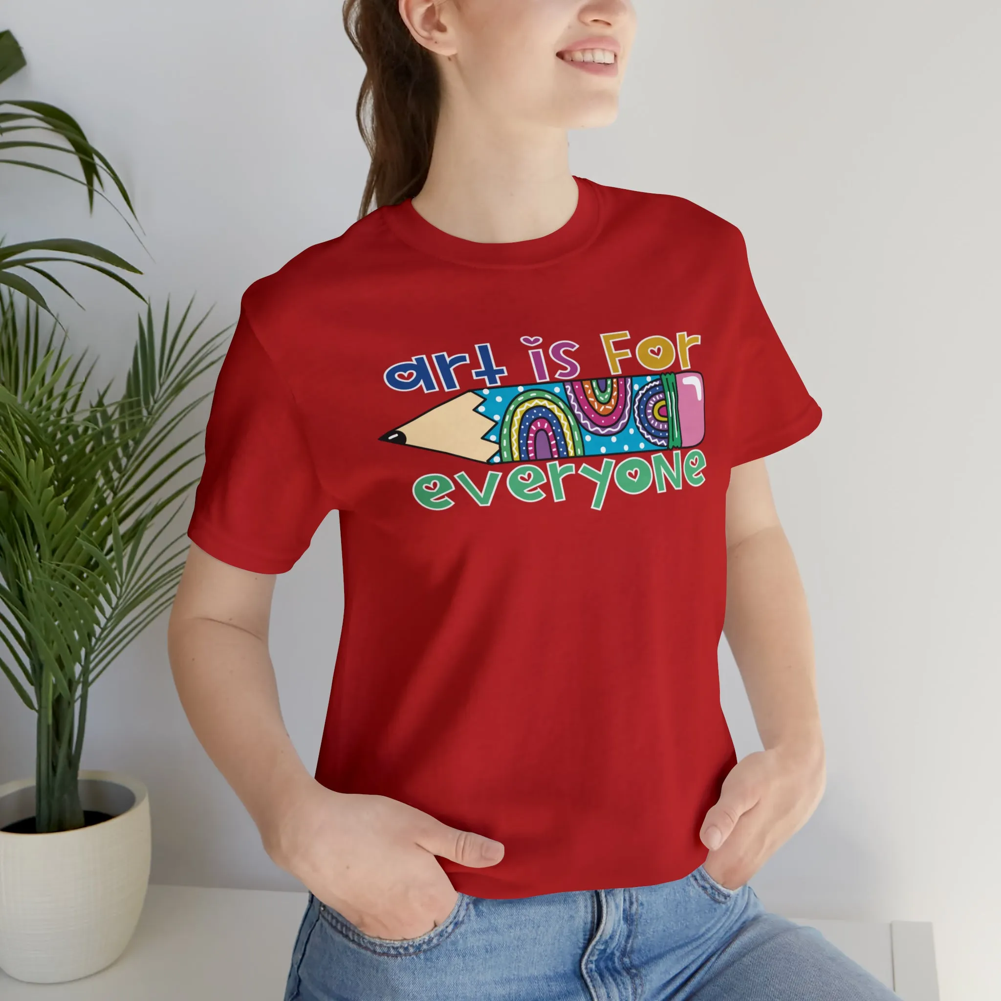Art is for Everyone Unisex Jersey Short Sleeve Tee
