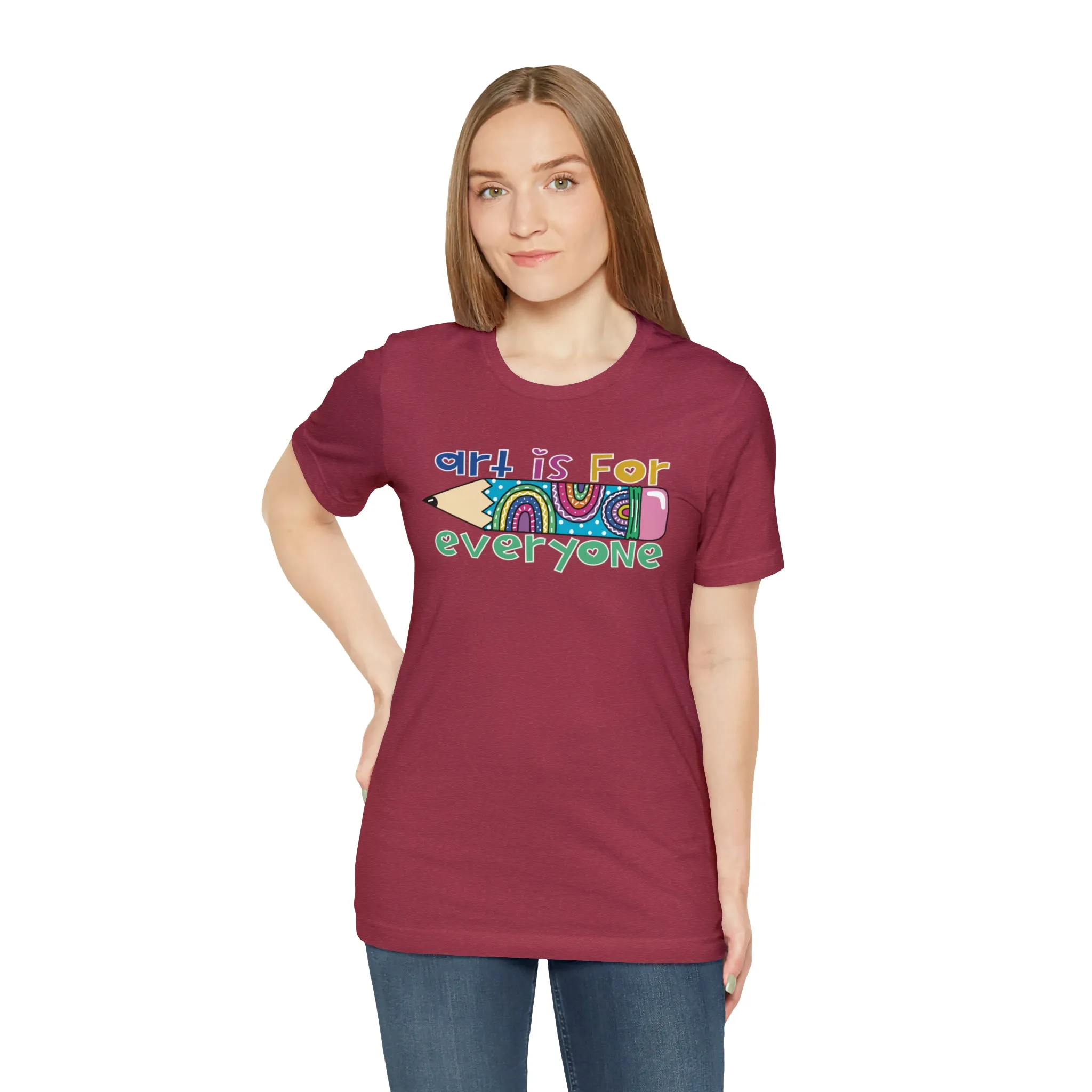 Art is for Everyone Unisex Jersey Short Sleeve Tee