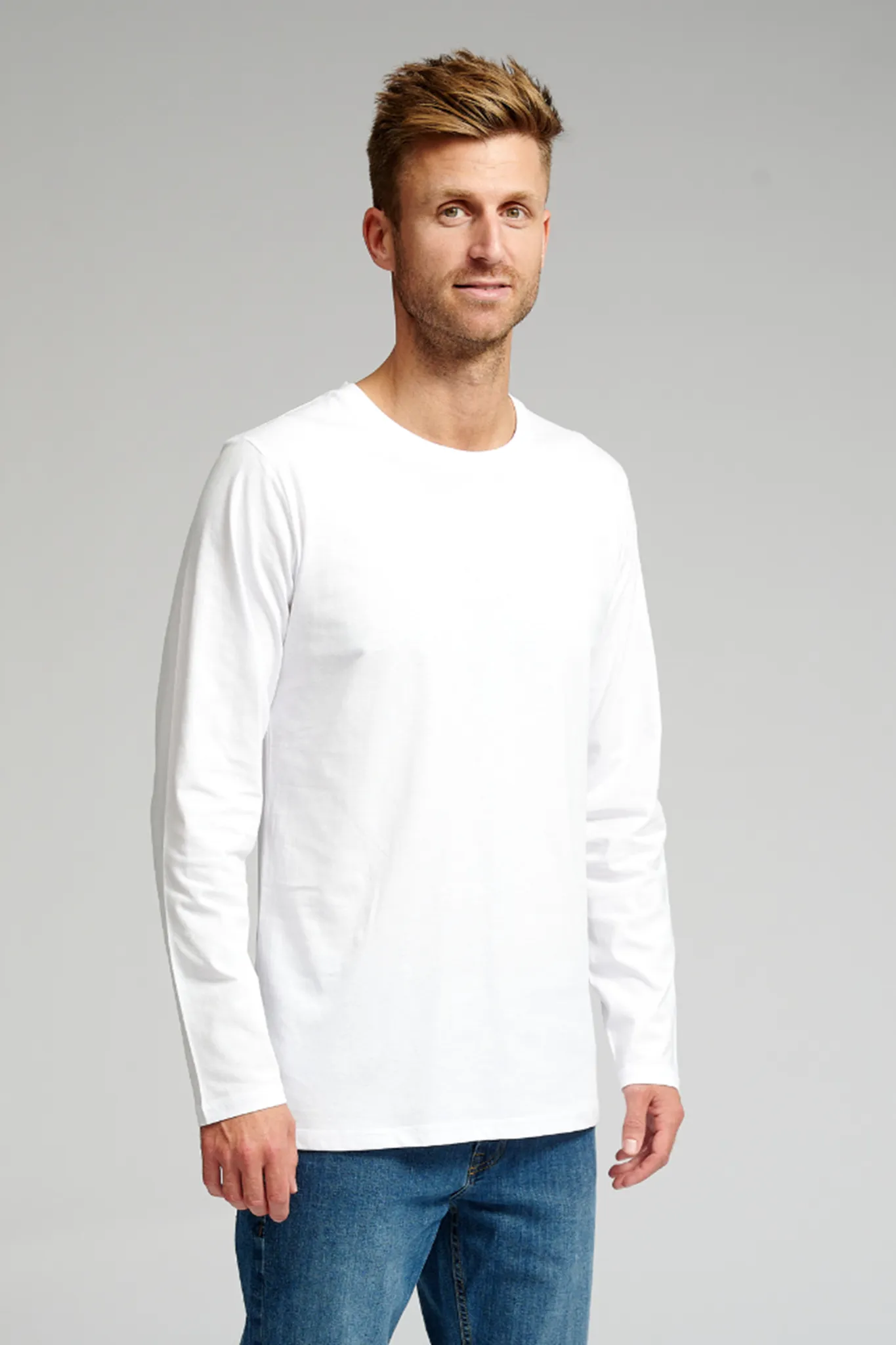 Basic Long-sleeved T-shirt - White