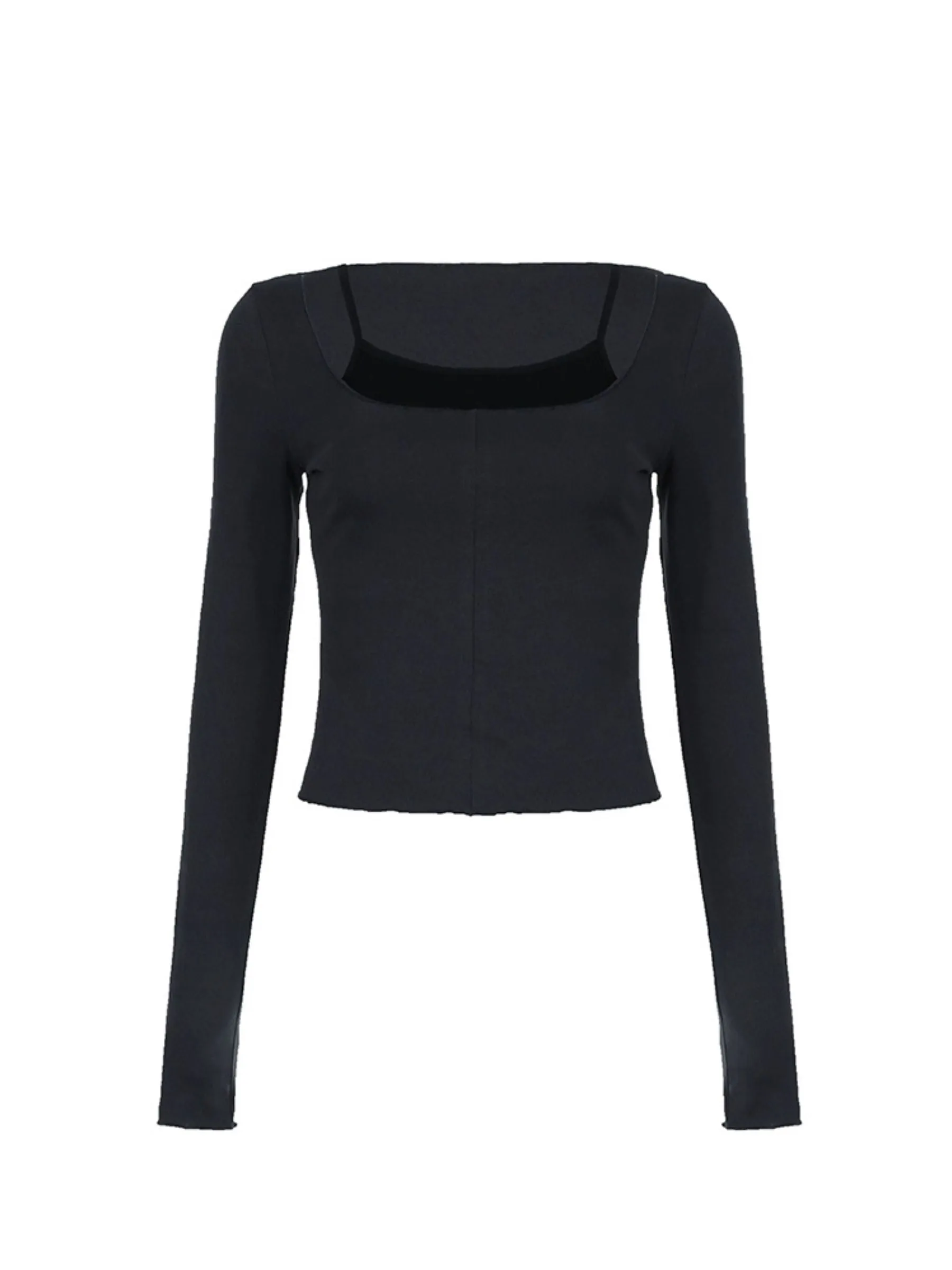 Billie Contrast Two-Piece Long Sleeve Set