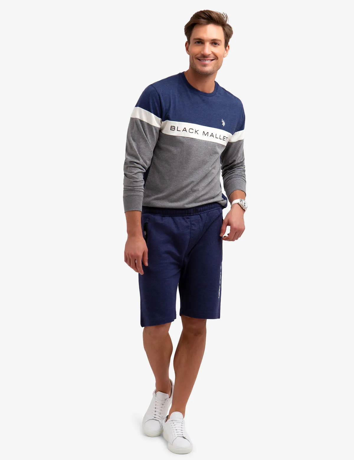 BLACK MALLET LONG SLEEVE SHIRT