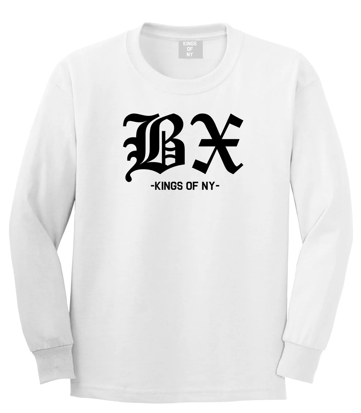 BX Old English Bronx New York Long Sleeve T-Shirt