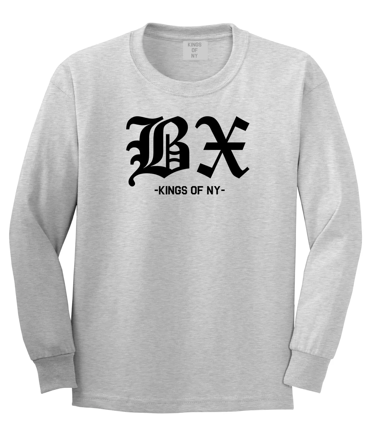 BX Old English Bronx New York Long Sleeve T-Shirt