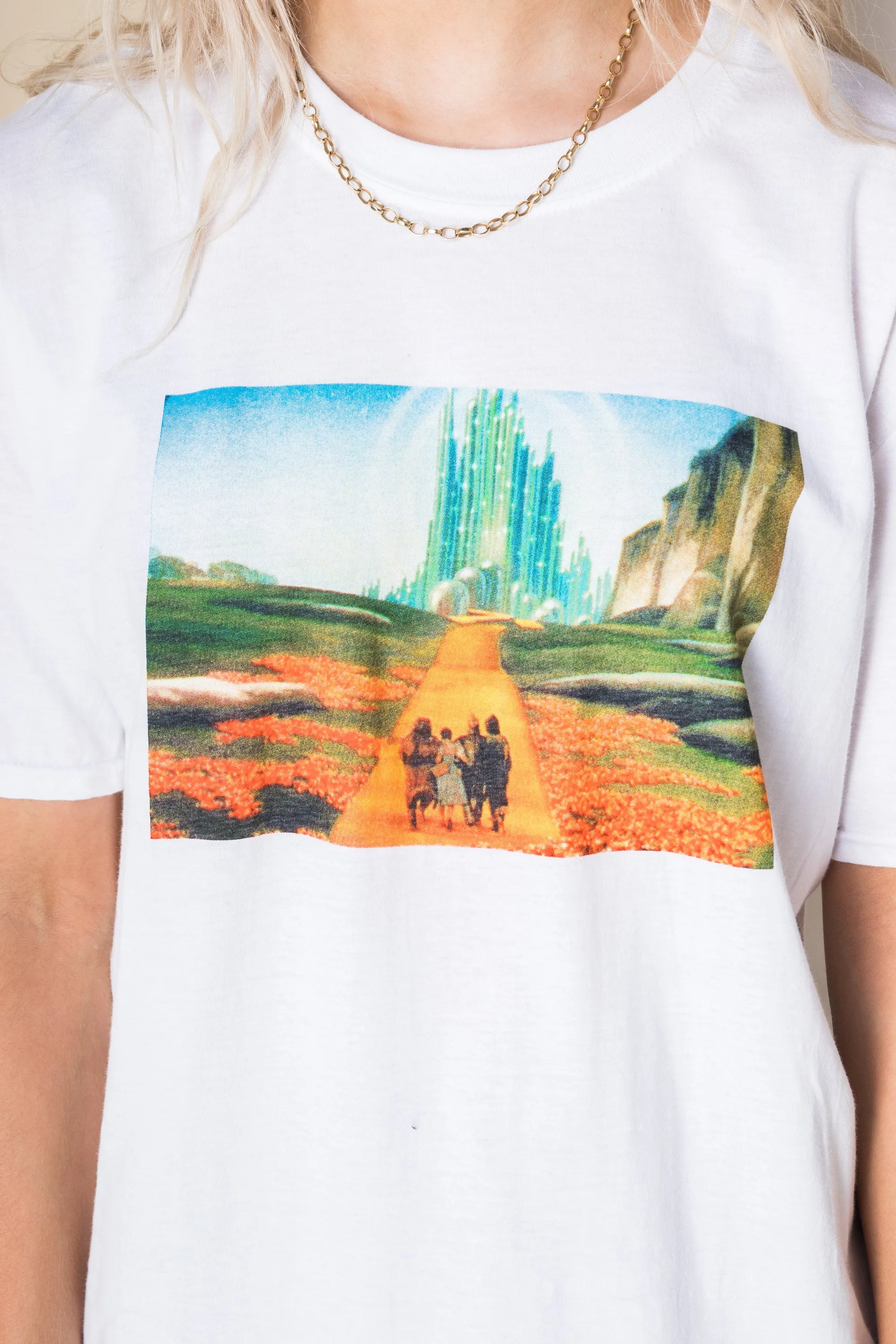 Daisy Street Relaxed T-Shirt with Wizard of Oz Print