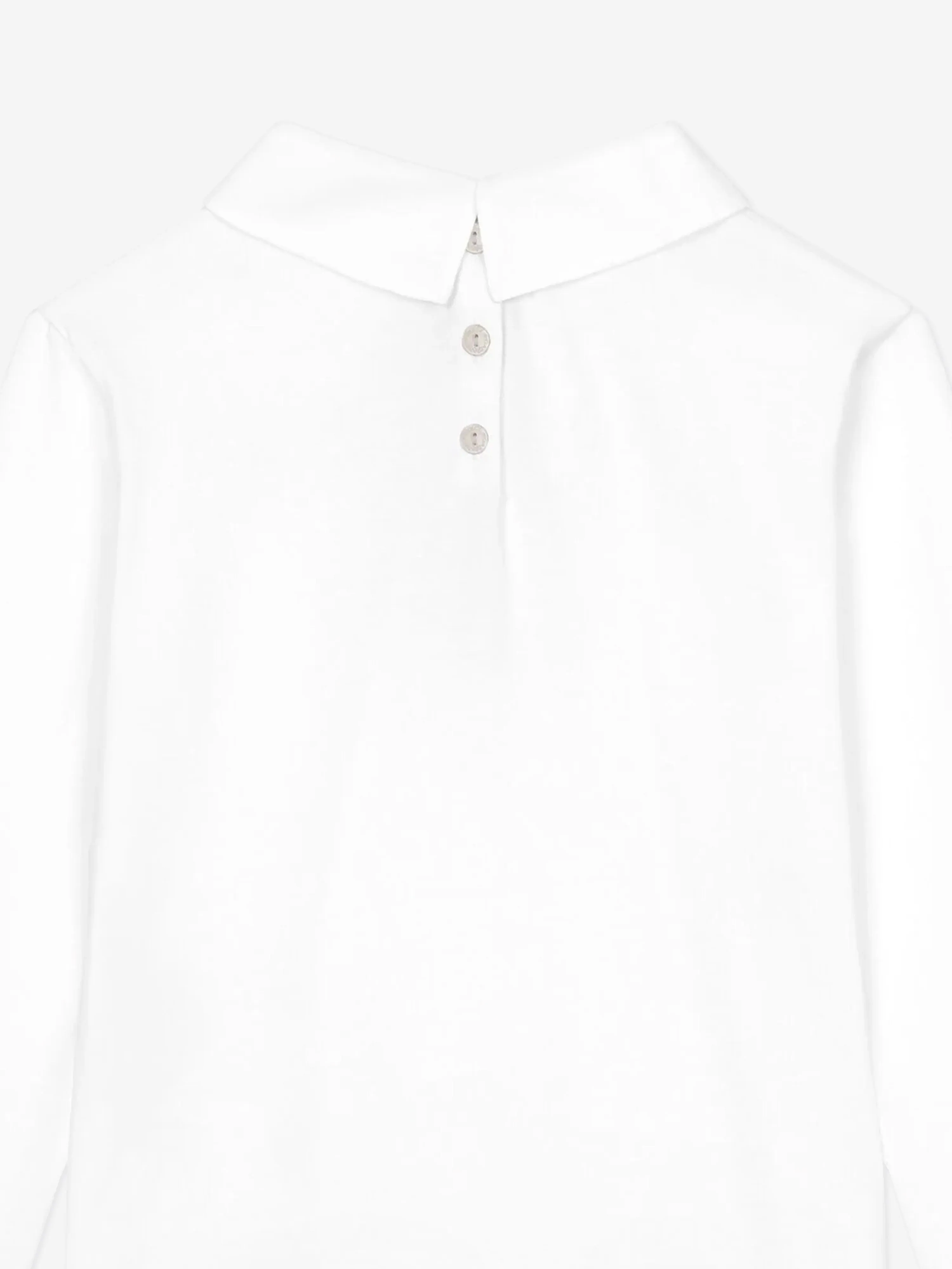 Dolce & Gabbana Girls Peter Pan Collar Top in White