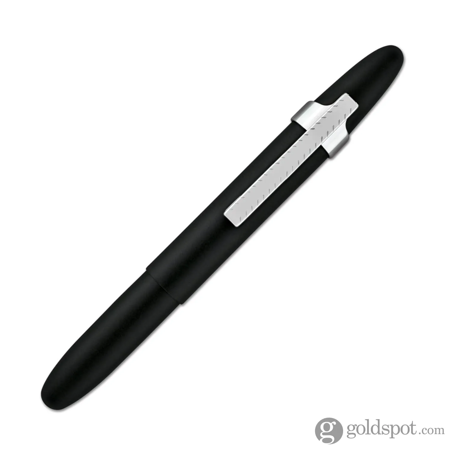 Fisher Space Pen Bullet Ballpoint Pen with Clip in Chrome & Matte Black