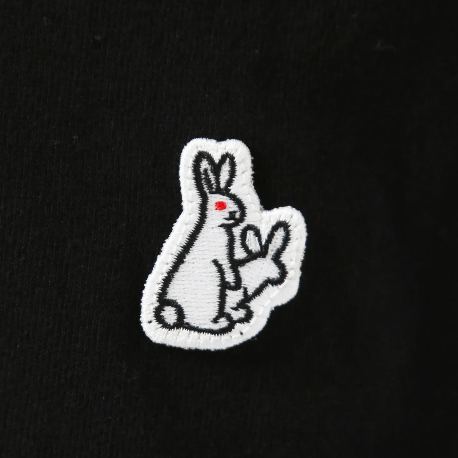 FR2 Fxxking Rabbits Japan Sakura Embroidery Tee Black