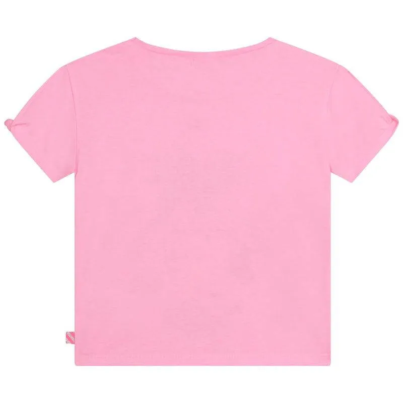 Girls Pink Palm Tree T-shirt