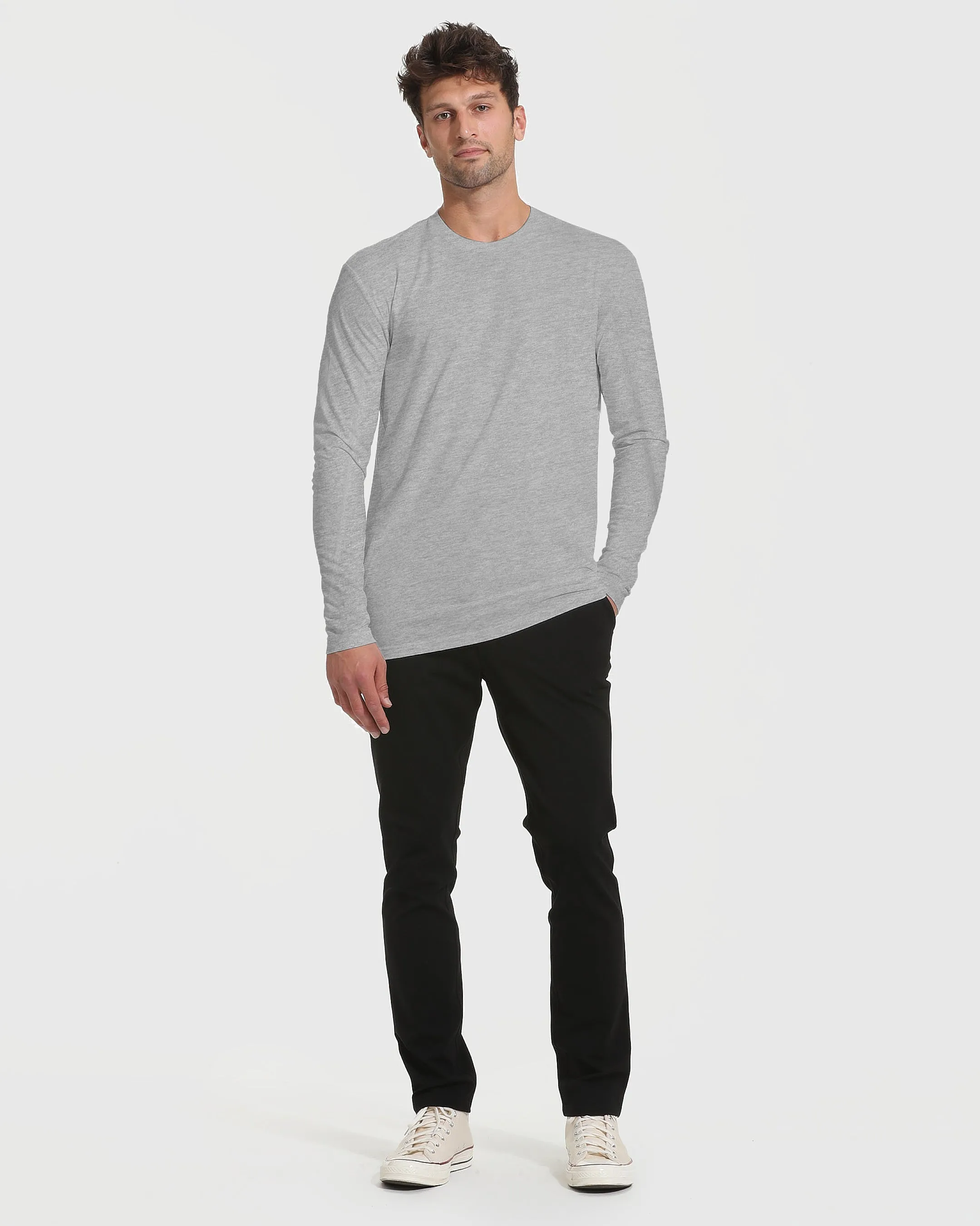 Heather Gray Tall Long Sleeve T-Shirt