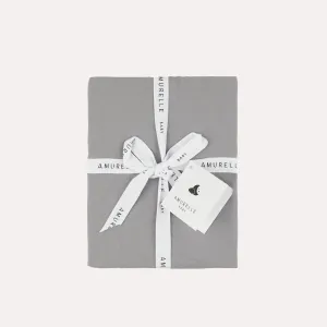 Hero Cotton Single Crib Sheet - Storm Grey