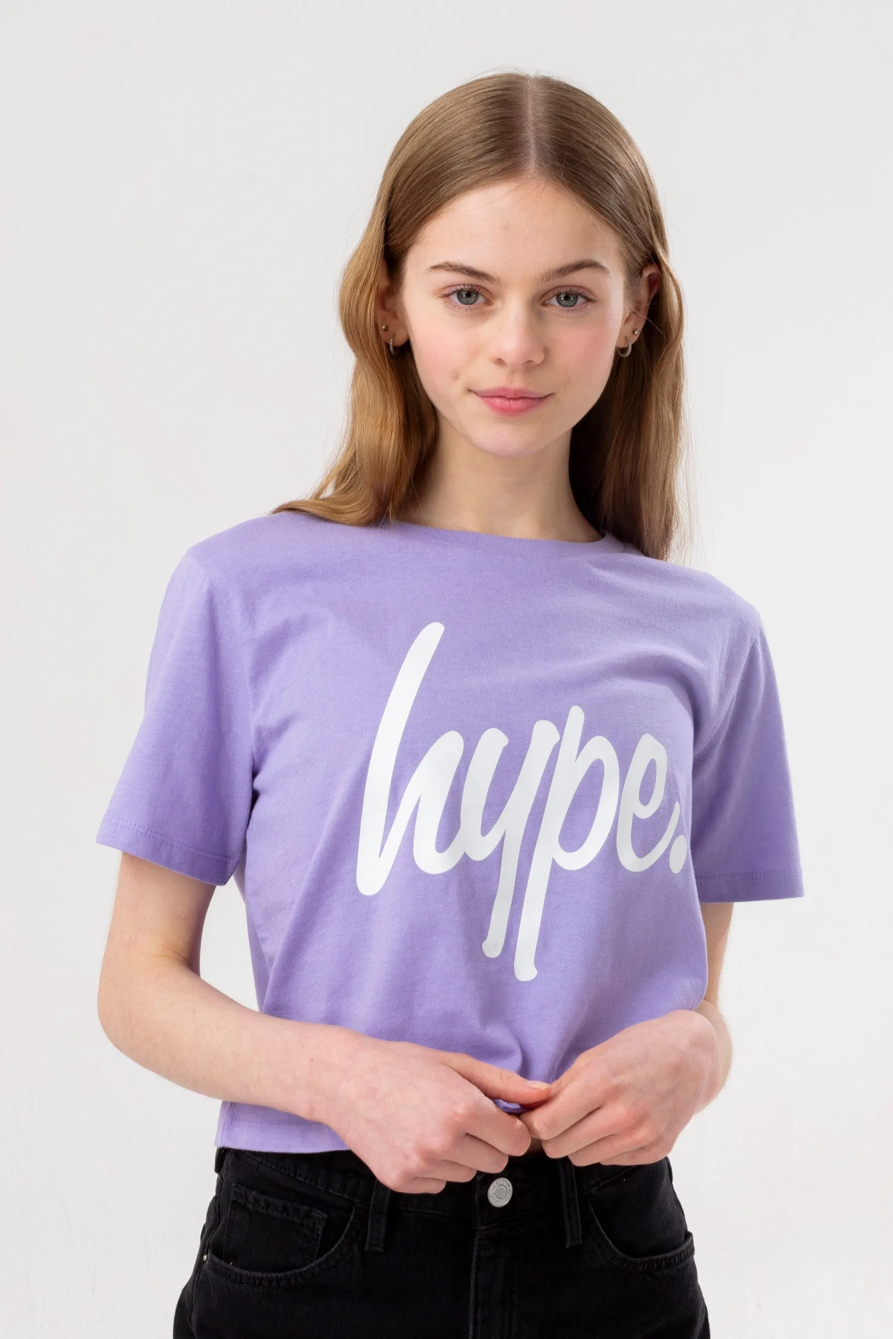 Hype Girls Lilac Pink Leopard 3 Pack Of T-Shirts
