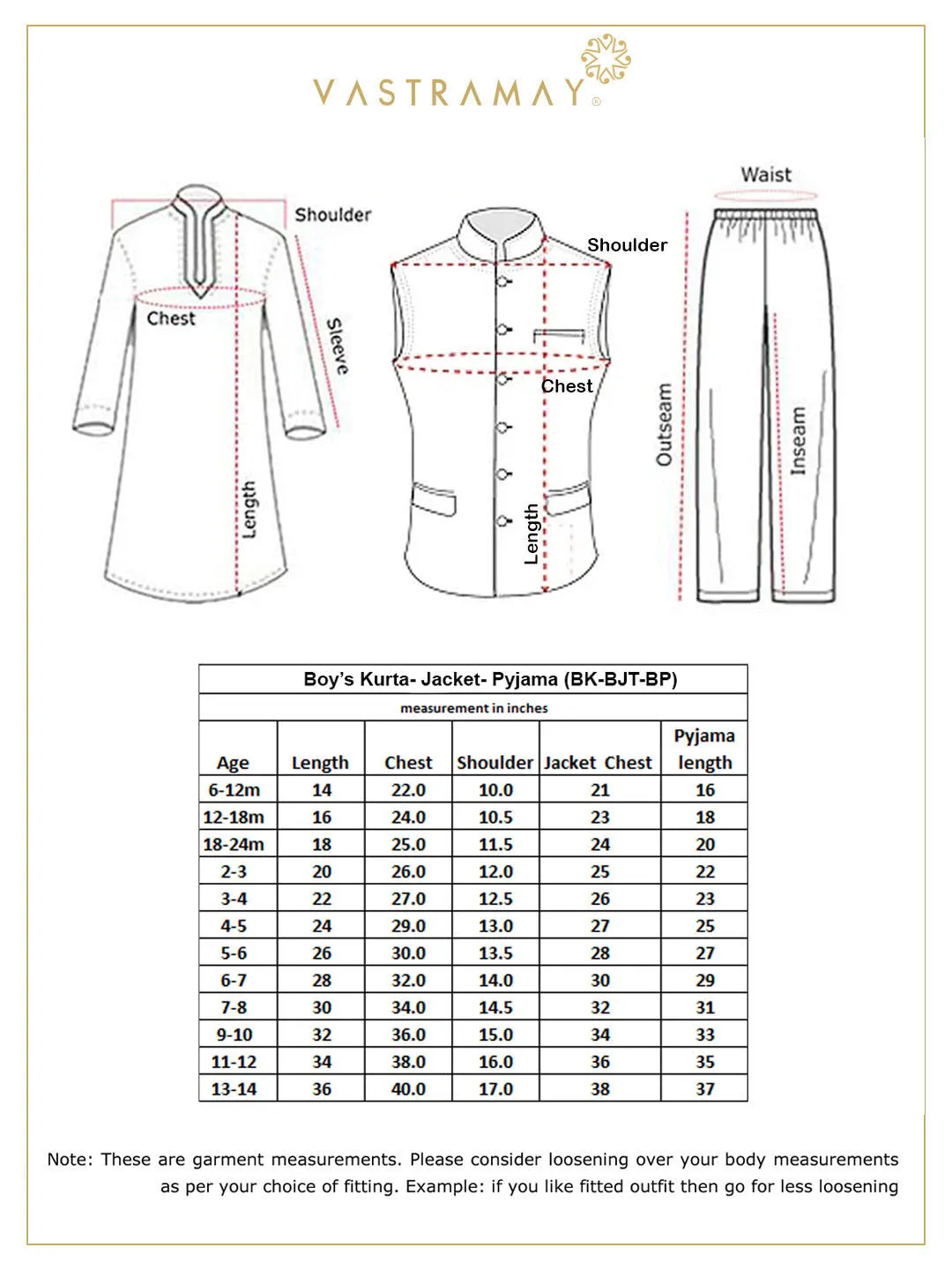 Jashvi Boys' White Cotton Kurta, Waistcoat and Pyjama Set