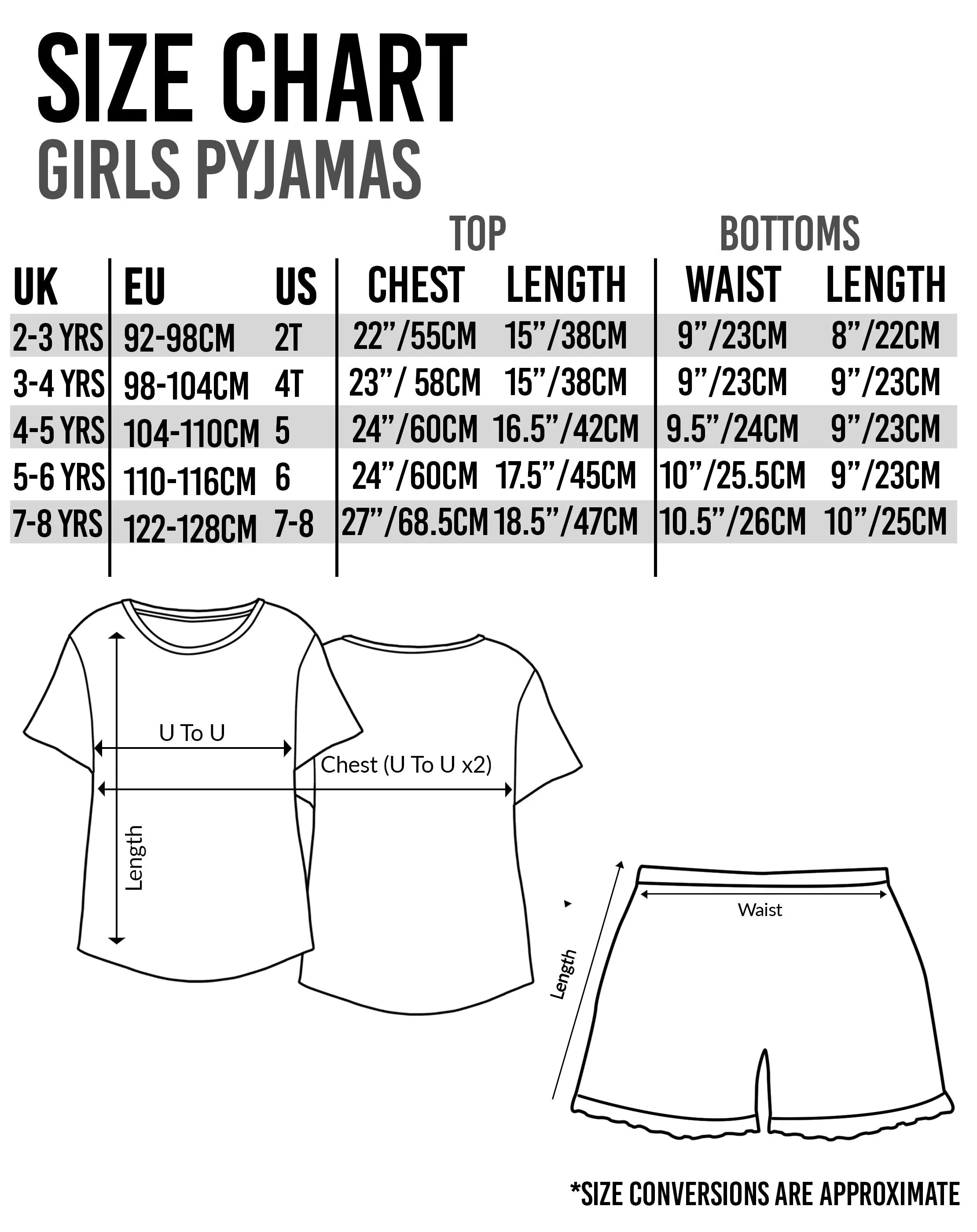 JoJo Siwa Bows Girl's Short Pyjama Set Ages 2 to 8 Years