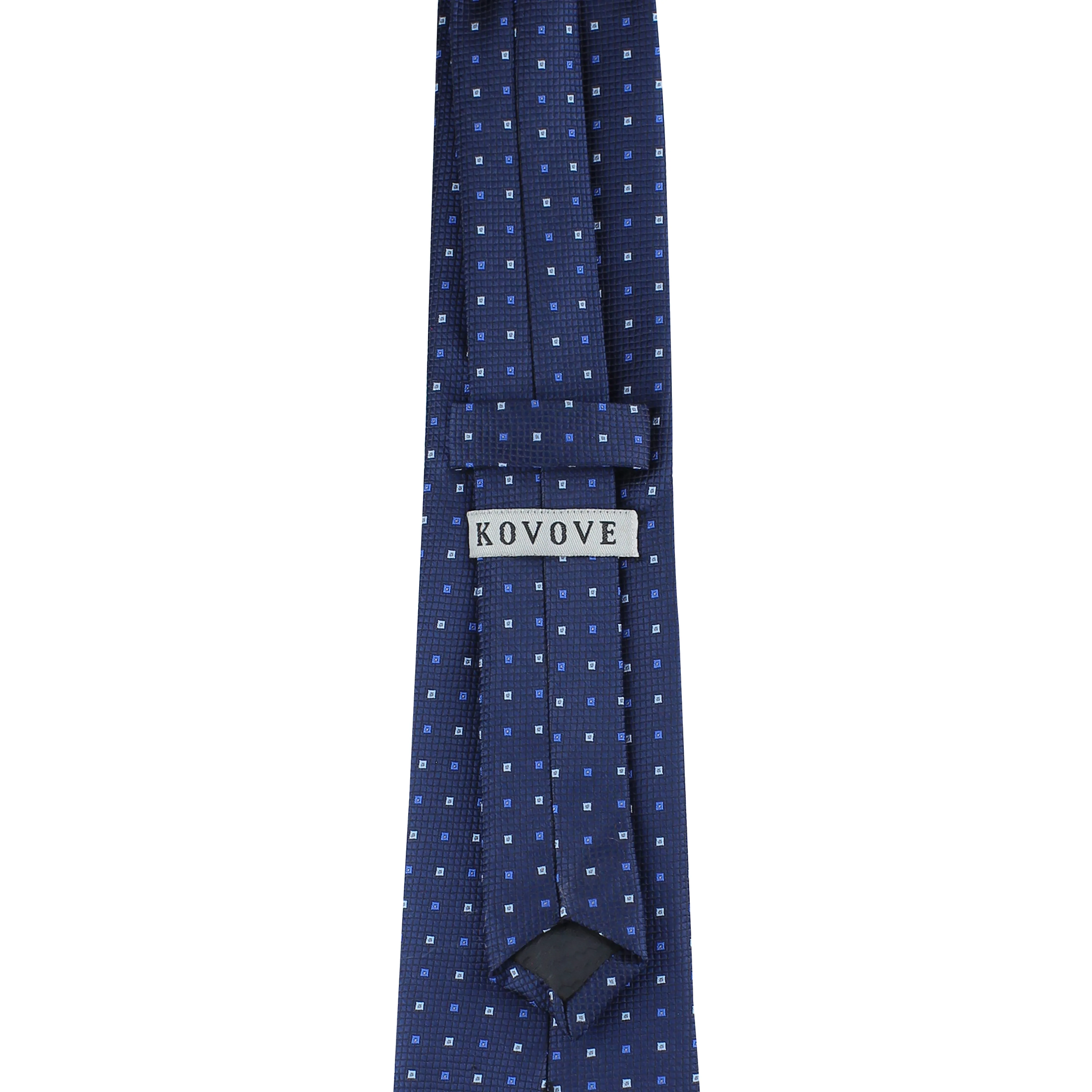 Kovove The Blue Treat Checkered Neck Tie For Men