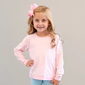 Long Sleeve Shirt - Light Pink Check