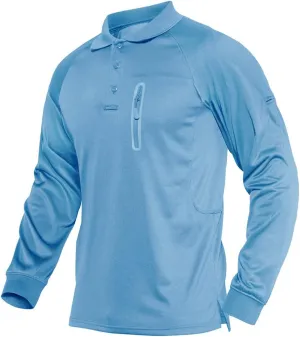 MAGNIVIT Men's Tactical Short and Long Sleeve Polo Shirts Outdoor Performance Military Cargo T-Shirts
