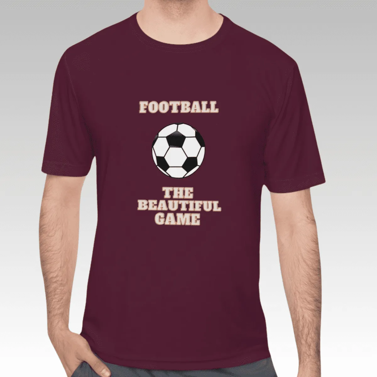Men's Football  Moisture Wicking Tee