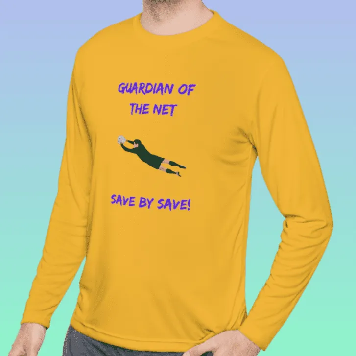 Men's Goalkeeper Theme Long Sleeve Moisture-Wicking Tee