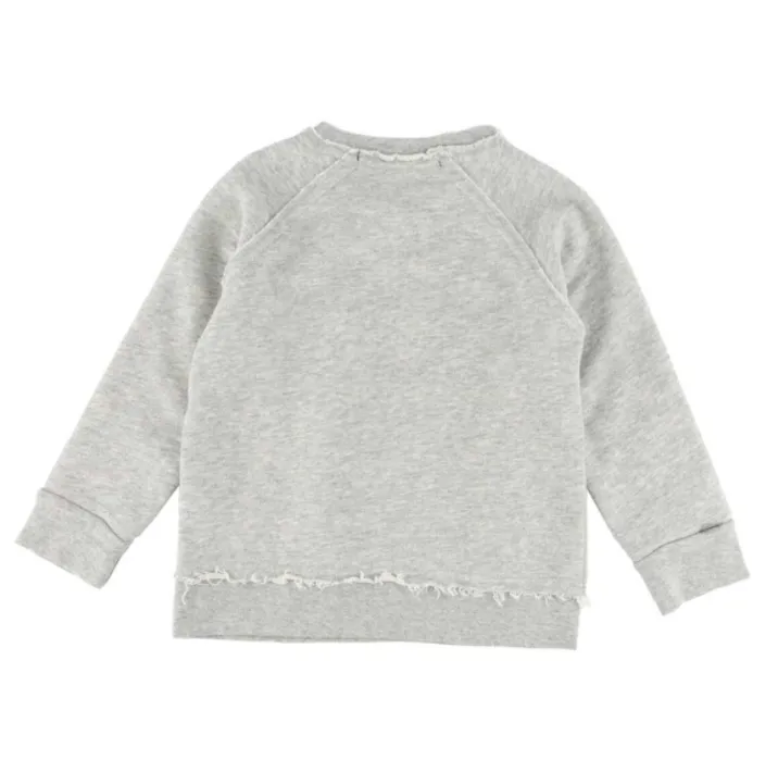 Miki Miette - Boys Iggy Pullover in Heather Grey