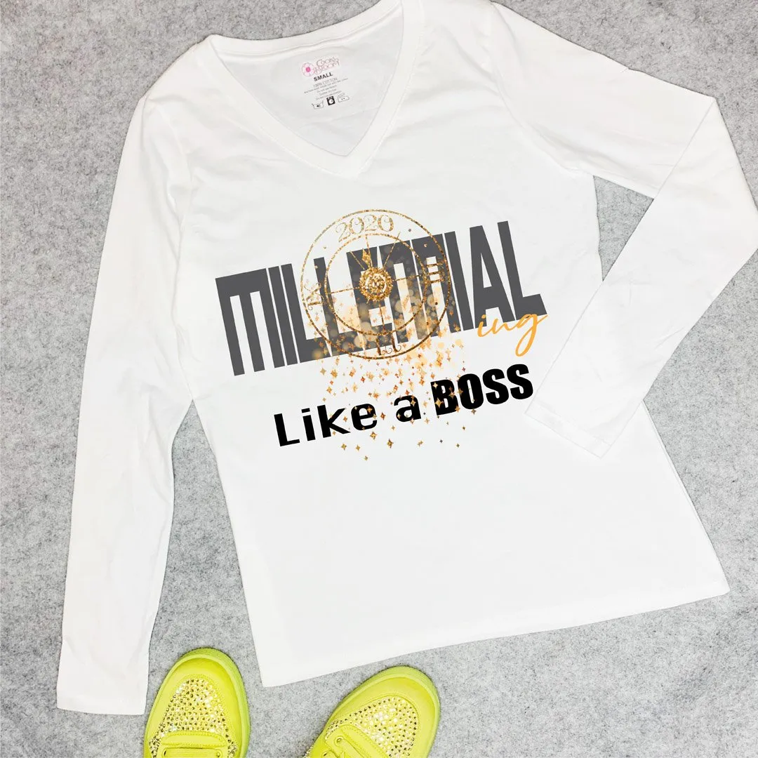 Millennial-ing Like A Boss Long-Sleeve T-Shirt