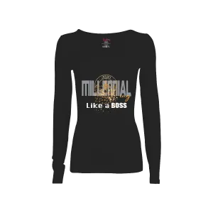 Millennial-ing Like A Boss Long-Sleeve T-Shirt