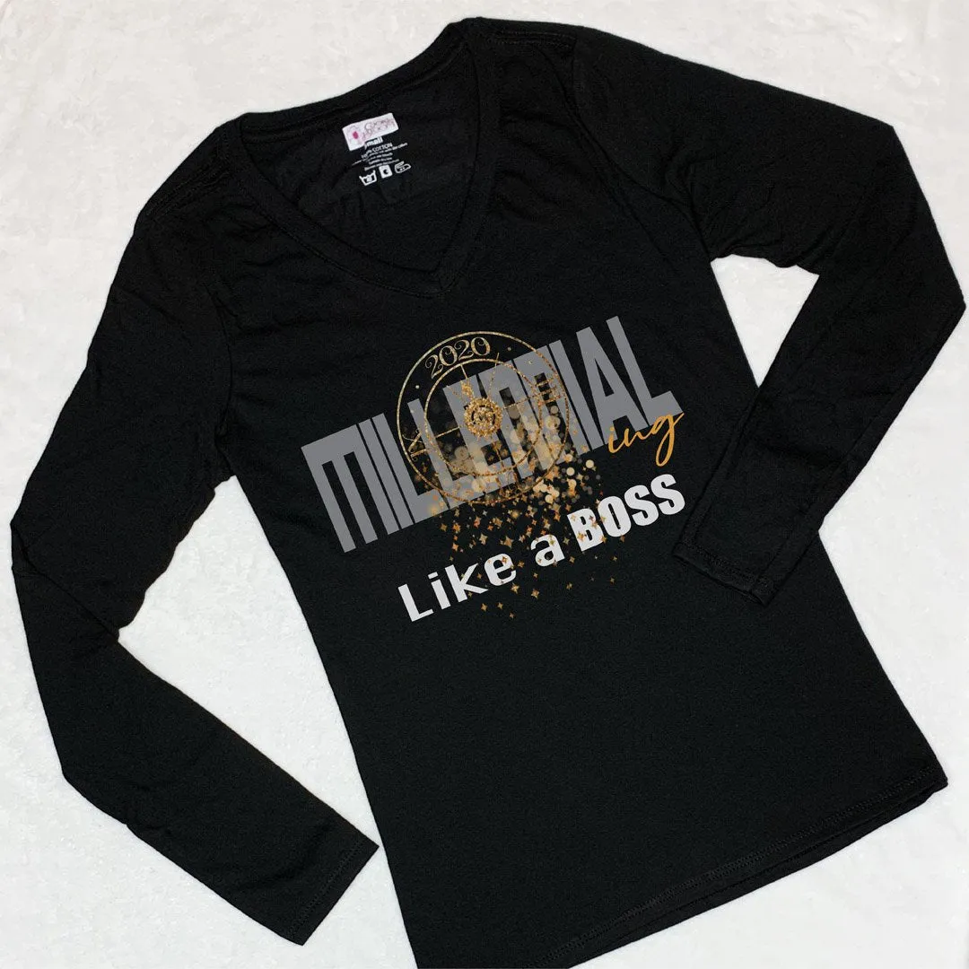 Millennial-ing Like A Boss Long-Sleeve T-Shirt