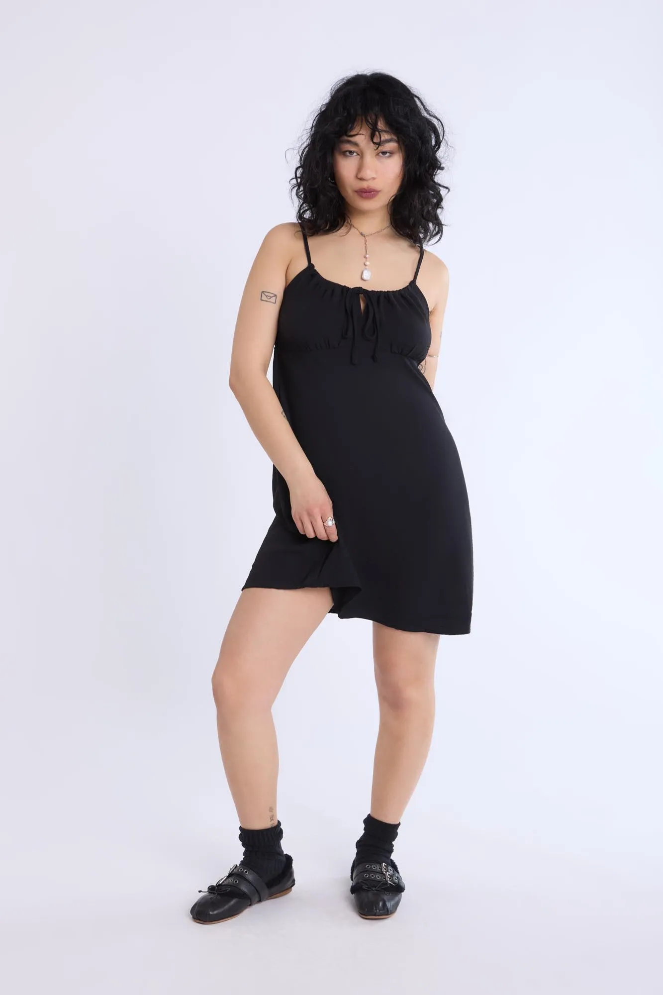 Mini robe en polyester