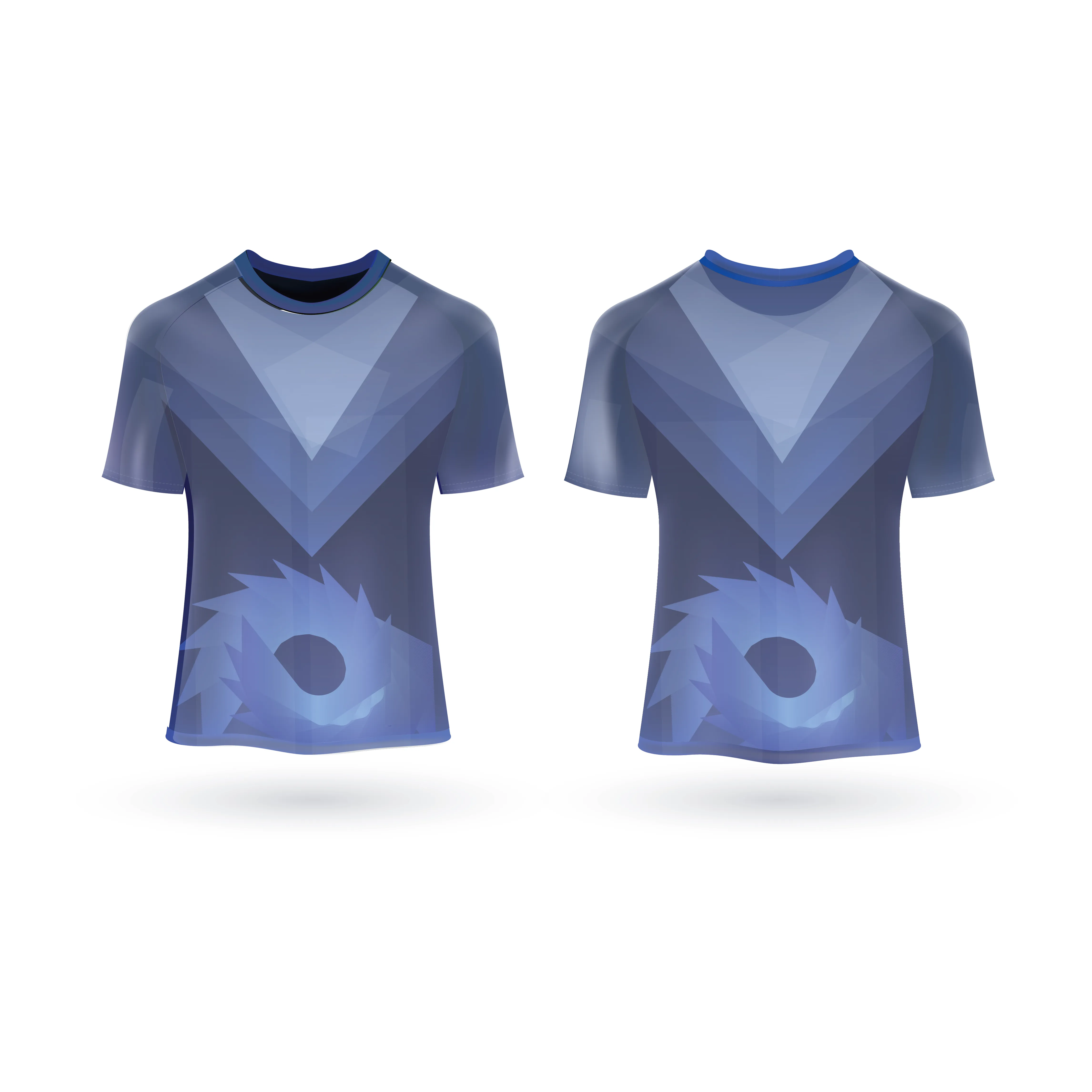 NEXT PRINT All Over Printed Customized Sublimation T-Shirt Unisex Sports Jersey Player Name & Number, Team Name NP50000286