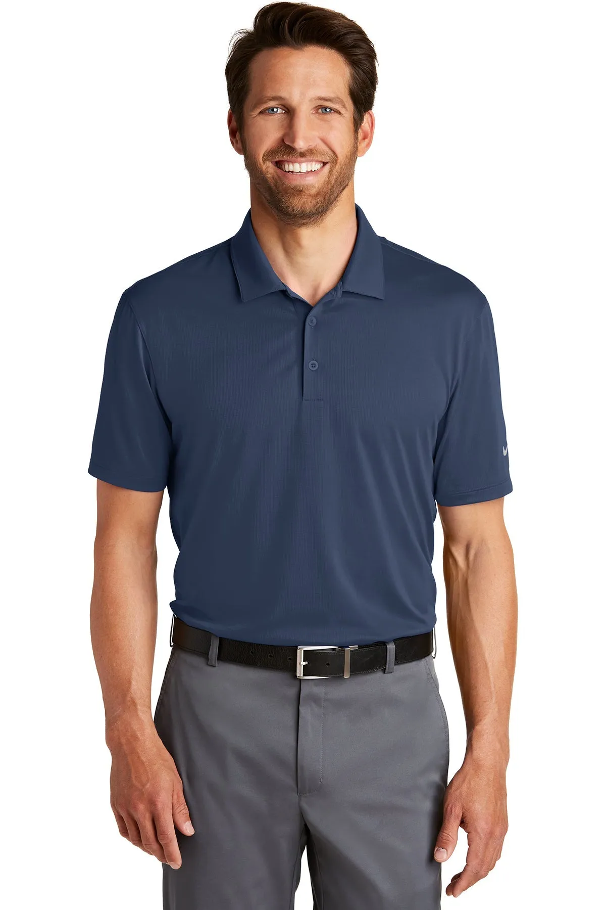 Nike Dri-FIT Legacy Customized Polos, Midnight Navy