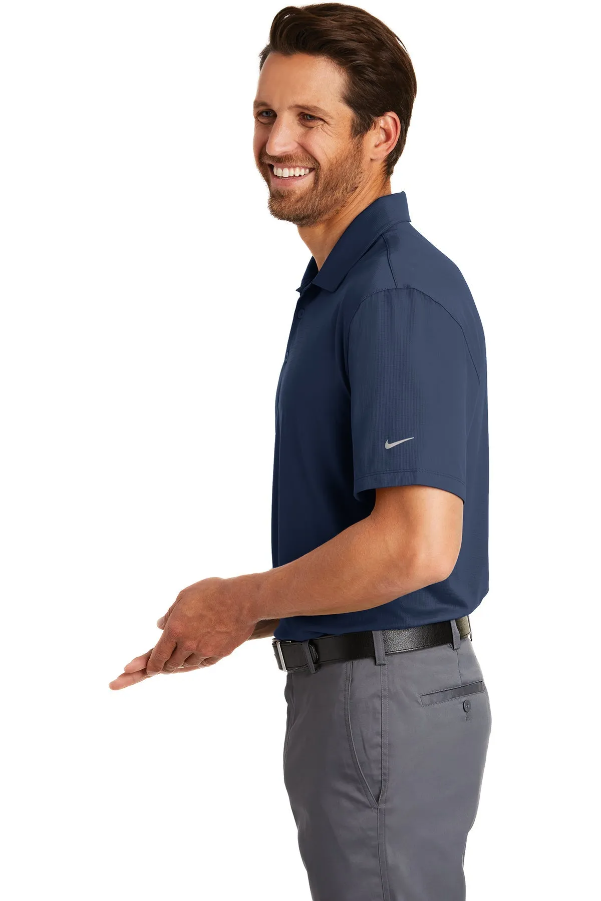 Nike Dri-FIT Legacy Customized Polos, Midnight Navy