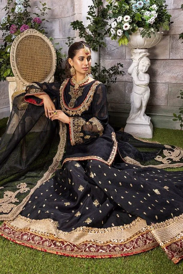 Nilofer Shahid - Dark serene - Khushiyon Kay Maukay Collection