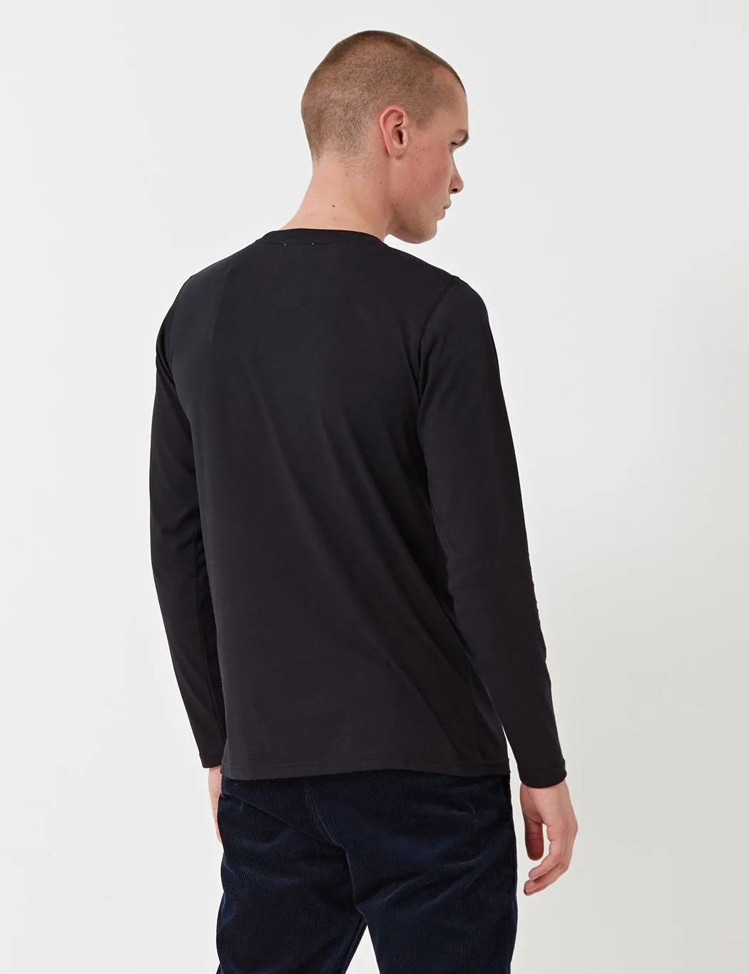 Norse Projects Niels Standard Long Sleeve T-Shirt - Black