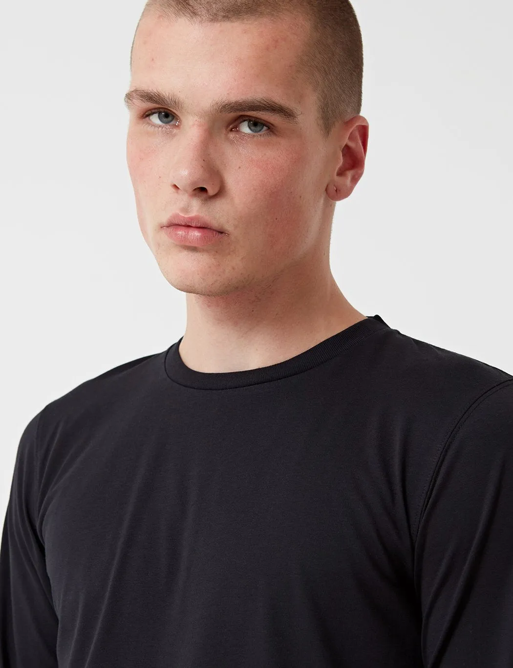Norse Projects Niels Standard Long Sleeve T-Shirt - Black