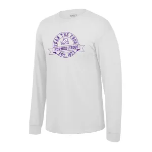 Official NCAA TCU Horned Frogs Mens Crewneck Long Sleeve Tshirt
