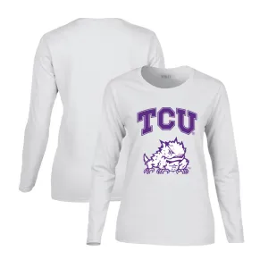 Official NCAA TCU Horned Frogs Womens Heavy Cotton Long-Sleeve