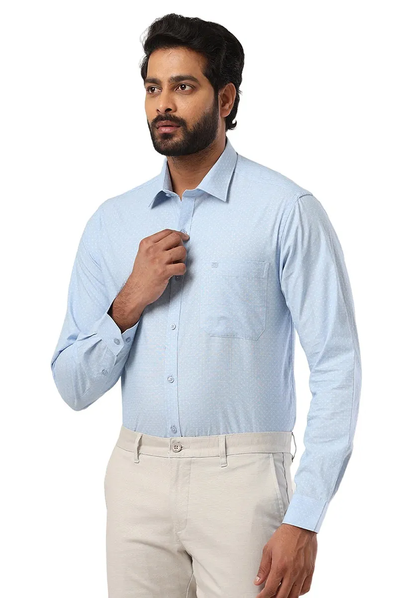 Orlando - Pastel Blue Casual Shirts for Men | Ariser