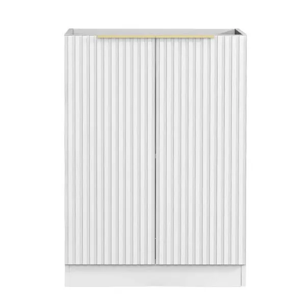 Otti Noosa Fluted White 1300mm Laundry Cabinet Set