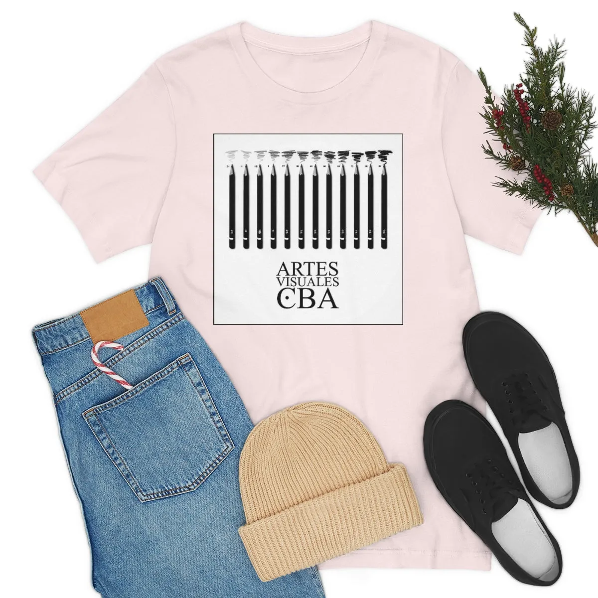 Pencil Unisex Jersey Short Sleeve Tee by Insignia