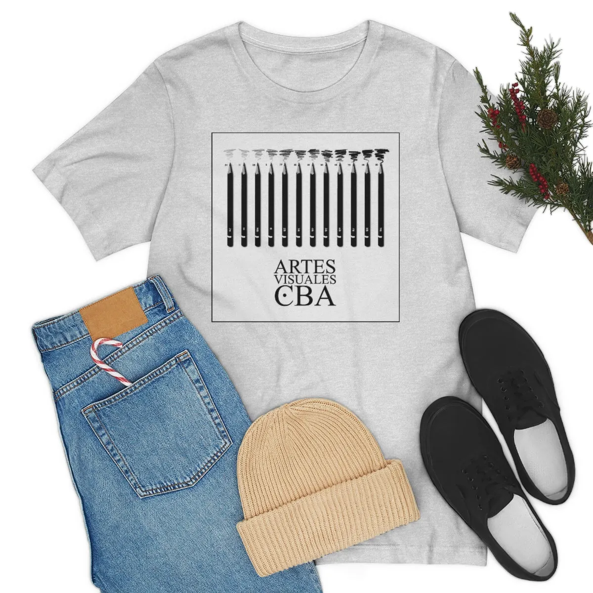 Pencil Unisex Jersey Short Sleeve Tee by Insignia